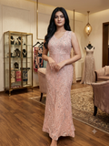 Hand-Beaded Art deco Capelet Evening Double Dress
